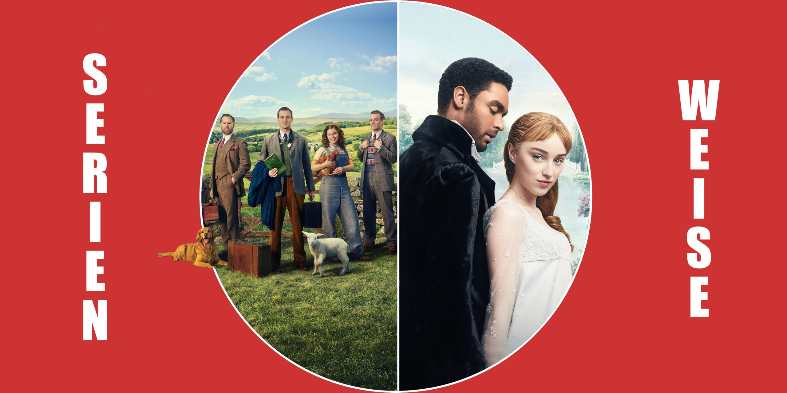 Der Doktor und das liebe Vieh (c) Sky / Bridgerton (c) Netflix