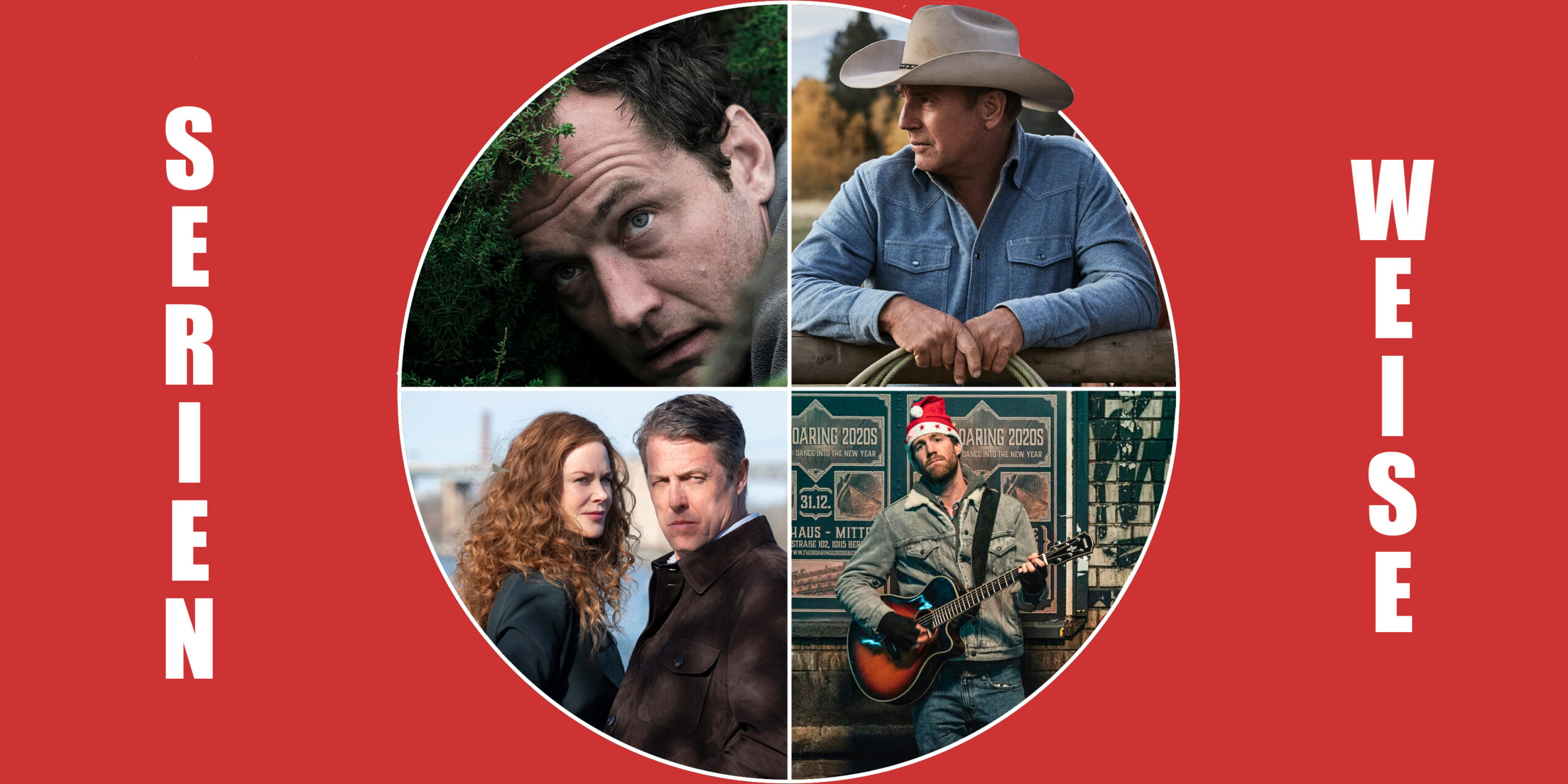 The Third Day und The Undoing (c) Sky Deutschland / ÜberWeihnacht (c) Netflix / Yellowstone (c) AXN