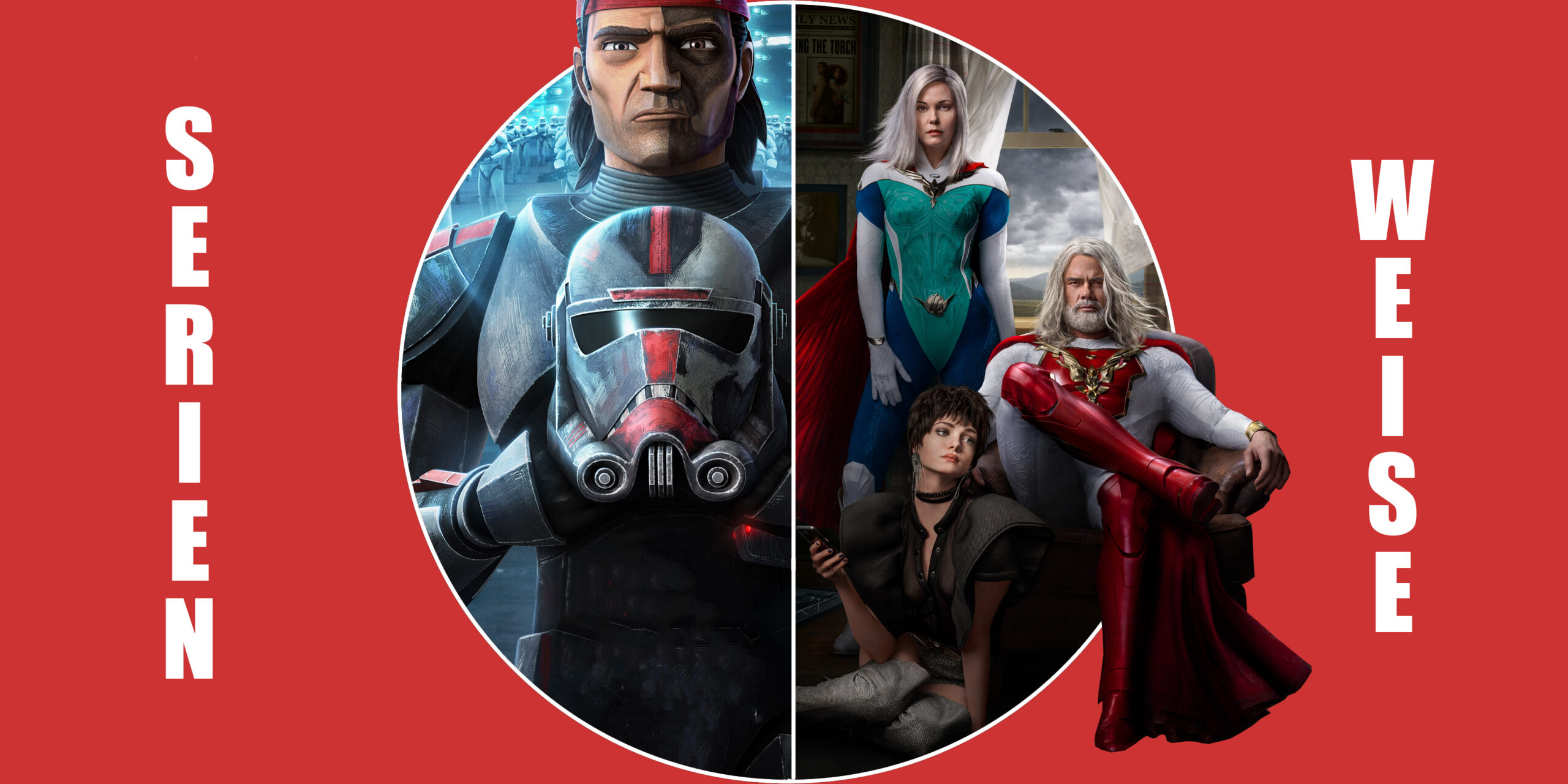 "Jupiter's Legacy" (c) Netflix / "Star Wars: The Bad Batch" (c) Disney+