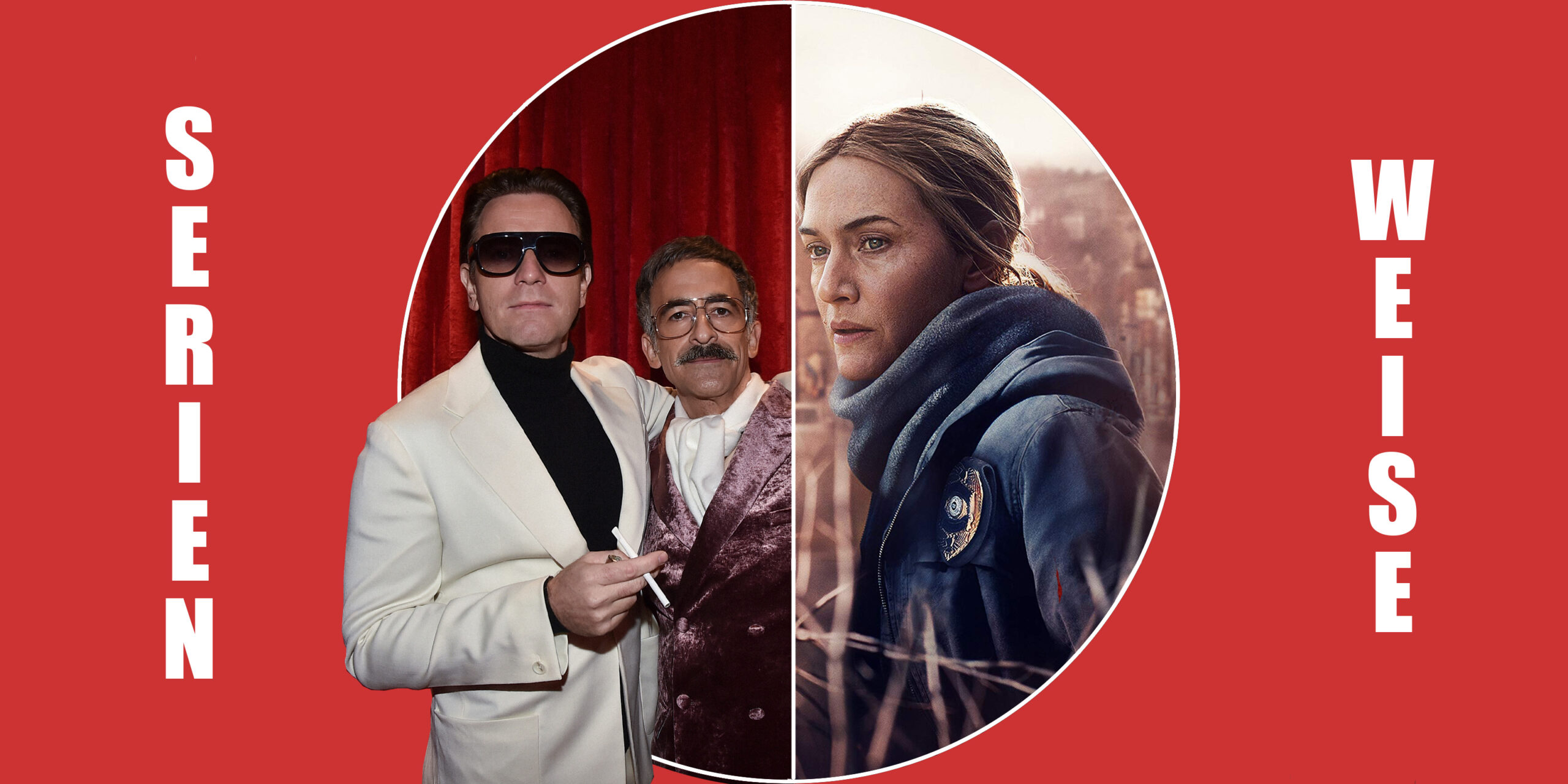 Halston (c) Netflix / Mare of Easttown (c) Sky Deutschland