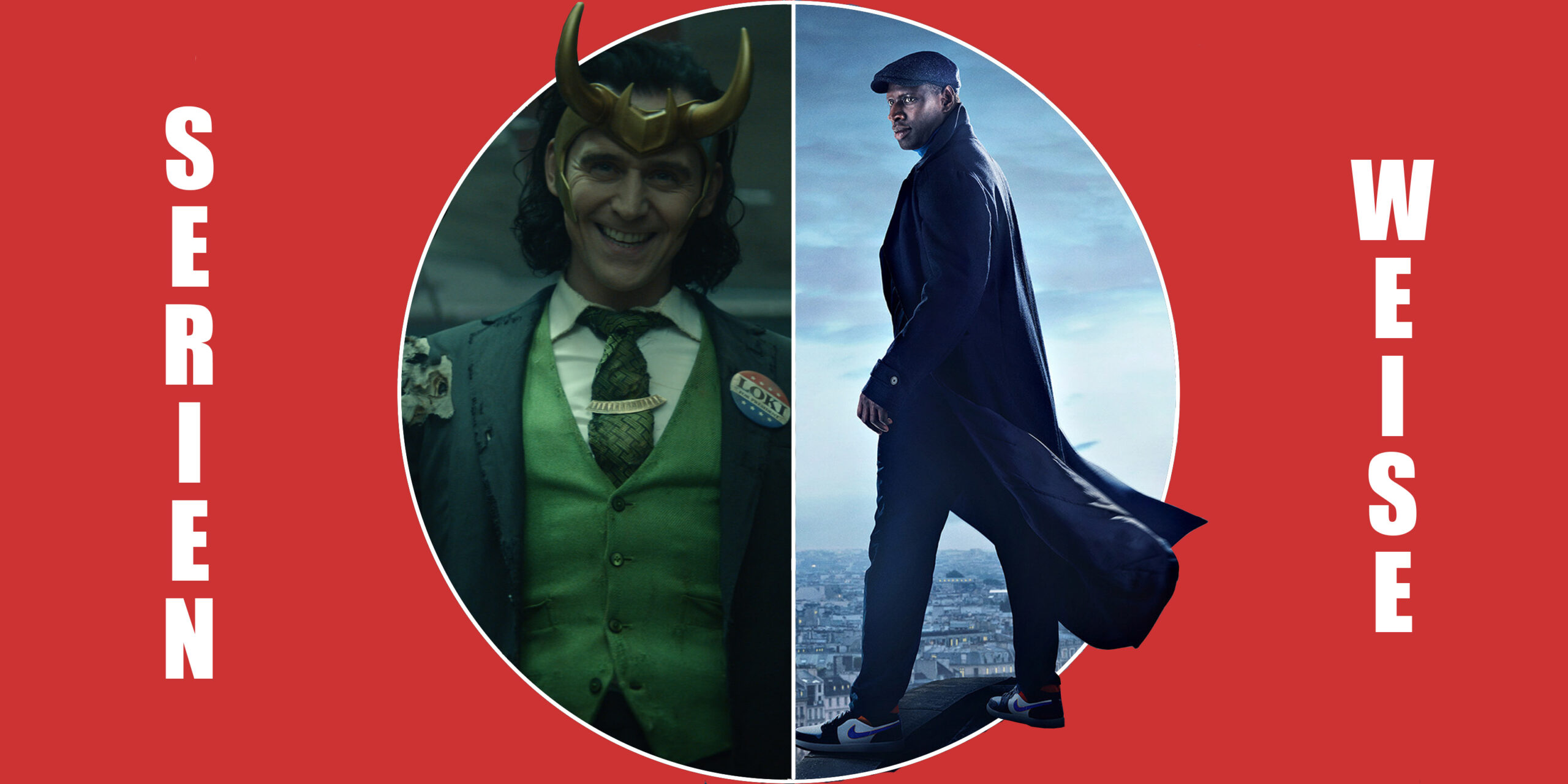 "Loki" (c) Disney+ / "Lupin" (c) Netflix