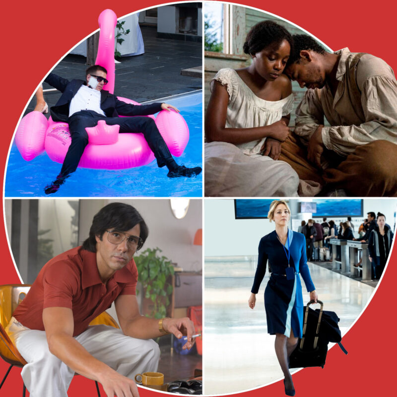 "Exit"(c) ZDF / Underground Railroad und "Flight Attendant" (c) Amazon Prime Video / "Die Schlange" (c) BBC