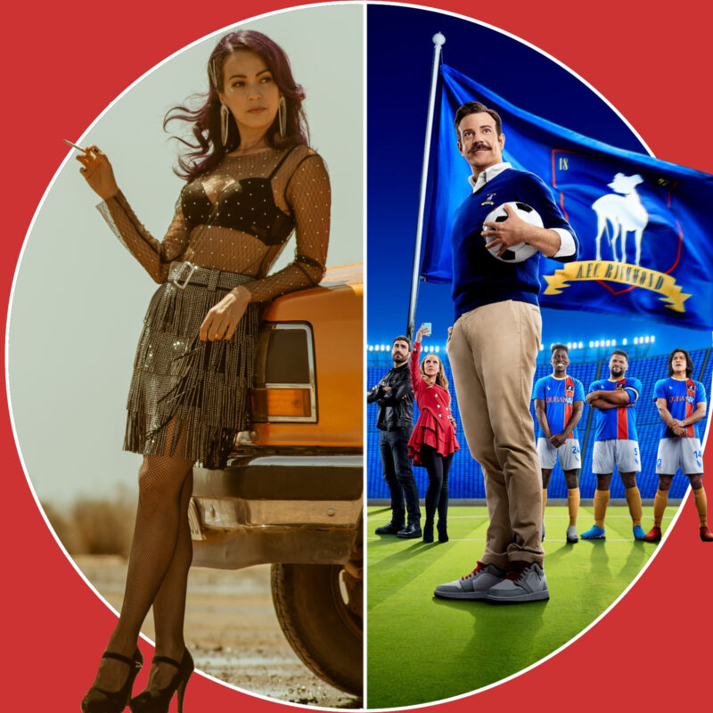 "Ted Lasso" (c) Apple / "Sky Rojo" (c) Netflix