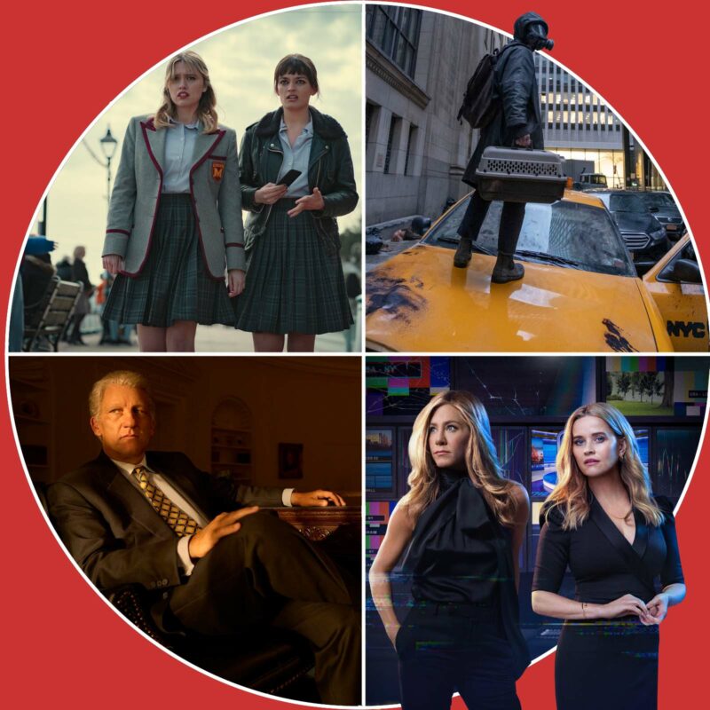 "Sex Education" (c) Netflix / "The Morning Show" (c) Apple / "Y: The Last Man" (Disney) / "Impeachment: American Crime Story" (c) Sky Deutschland
