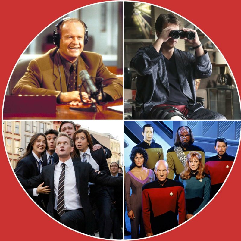 "Frasier" und "Star Trek: The Next Generation" (c) Paramount / "How I Met Your Mother" und "Castle" (c) Disney /