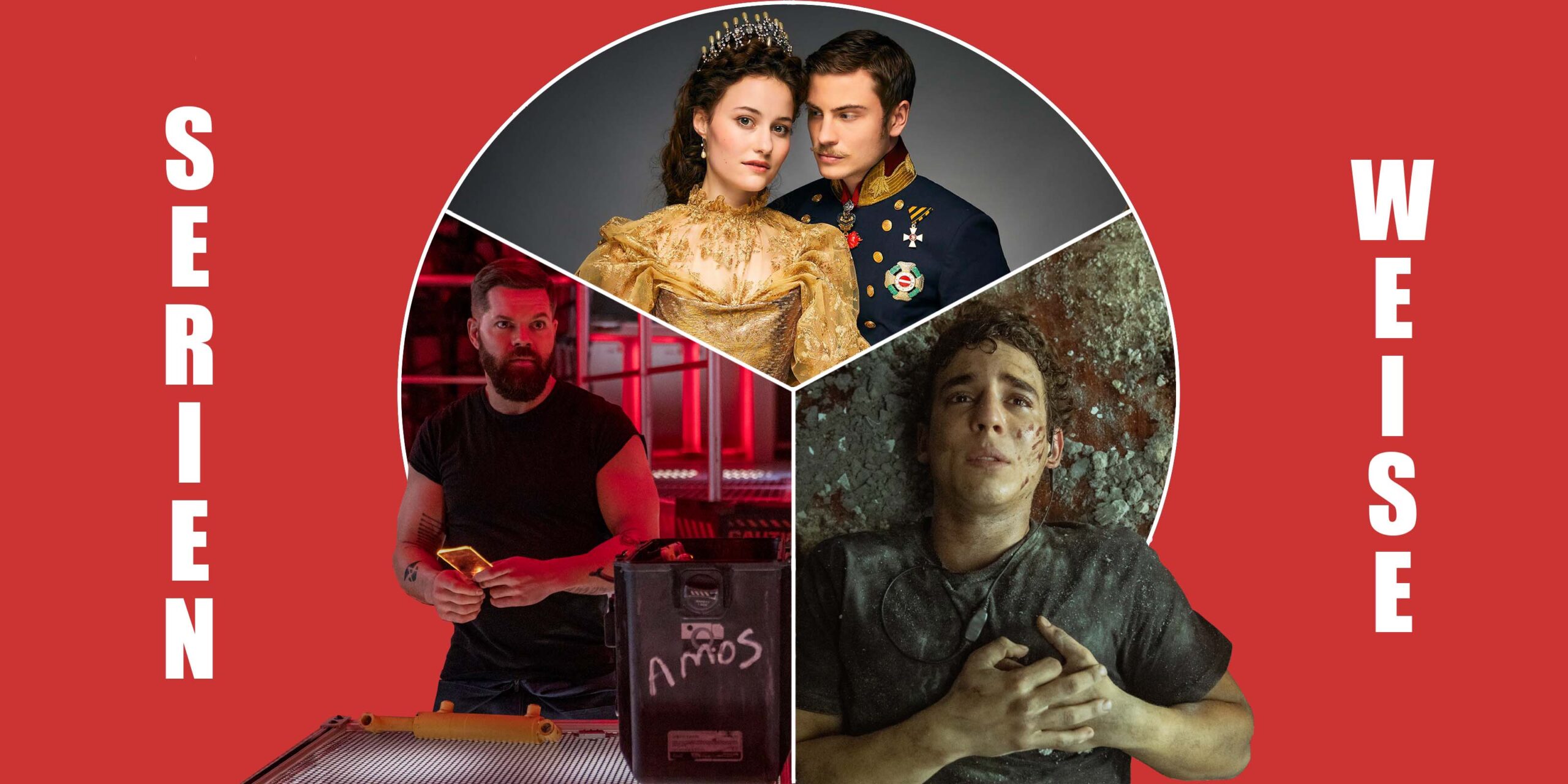 "Sisi" (c) RTL+ / "The Expanse" (c) Prime Video / "Haus des Geldes" (c) Netflix