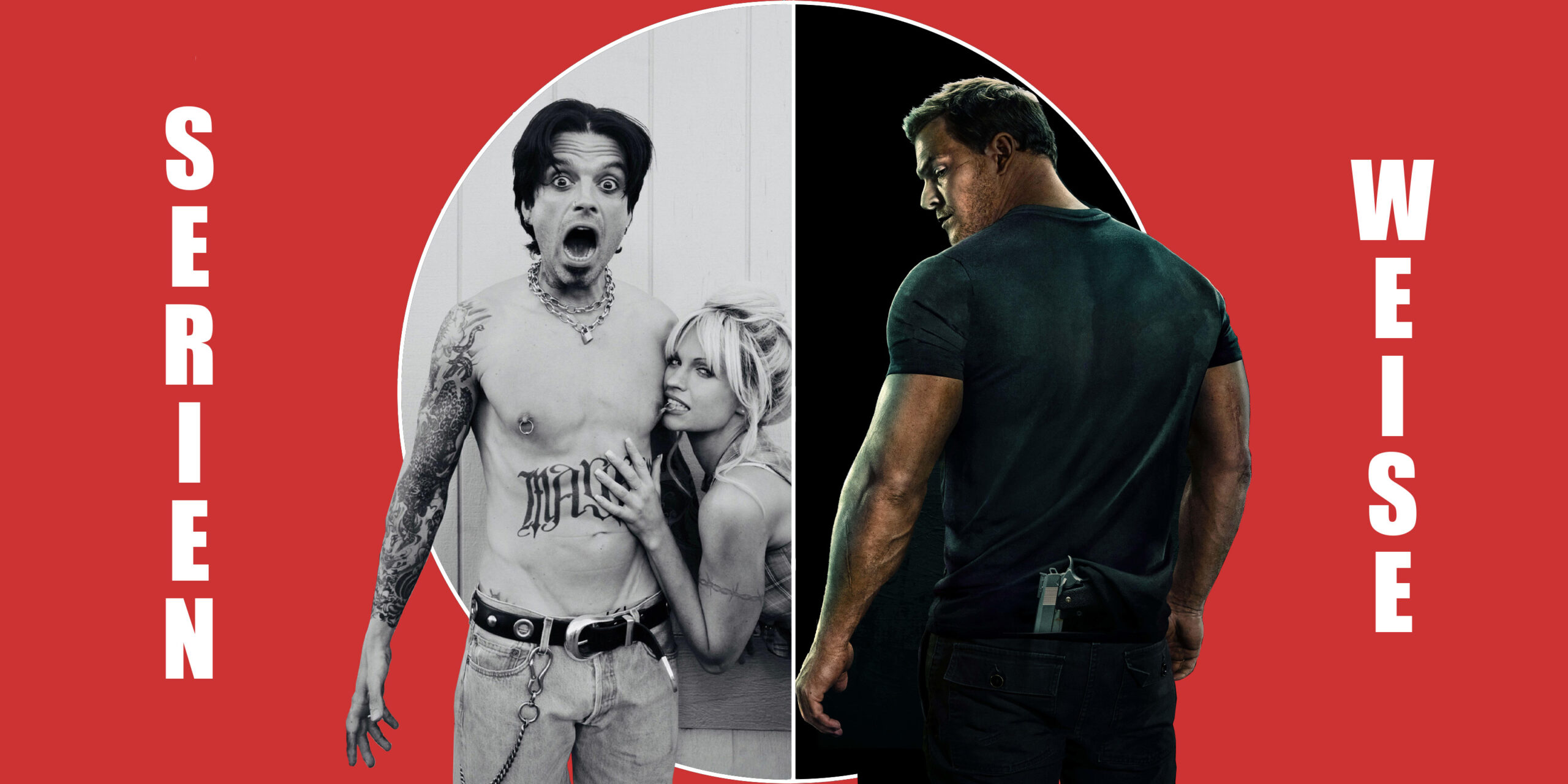 "Pam and Tommy" (c) Disney+ / "Jack Reacher" (c) Prime Video