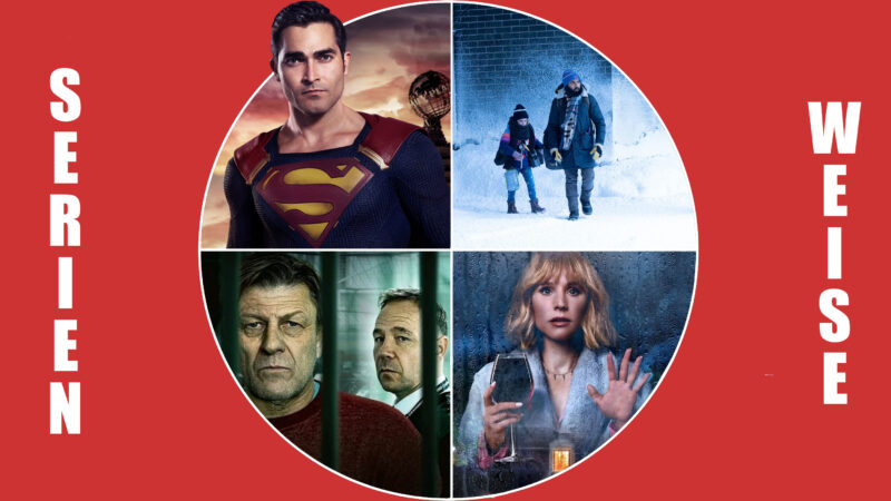 "Superman & Lois" (c) ProSieben / "Station Eleven" (c) Starzplay / "Time" (c) Magenta / "The Woman in the House across the Street from the Girl in the Window" (c) Netflix