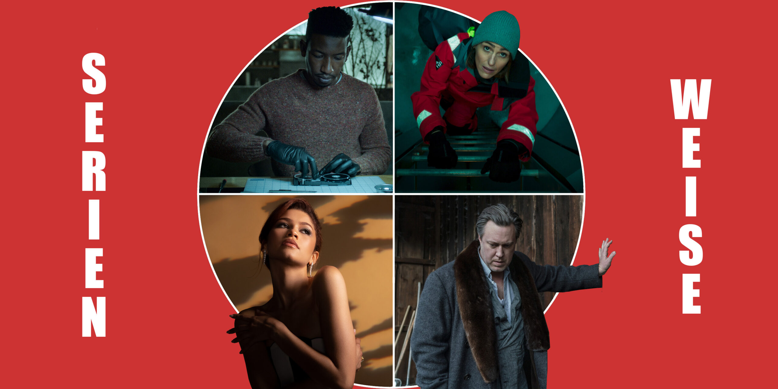 "Archive 81" (c) Netflix / "Vigil" (c) arte / "Euphoria" und "Der Pass" (c) Sky Deutschland