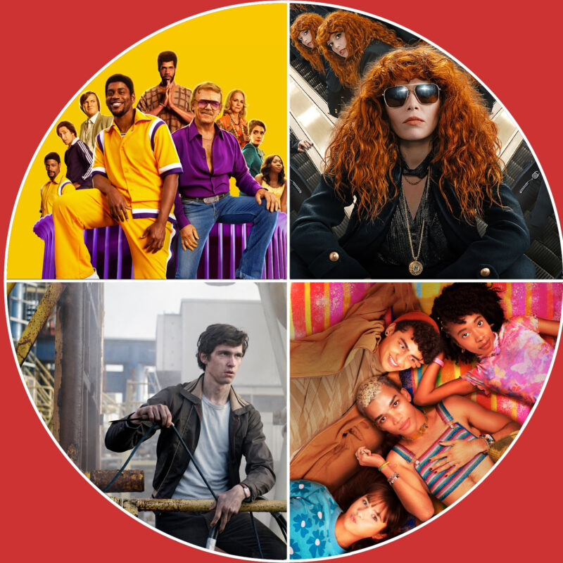 "Winning Time" (c) Sky Deutschland / "Matrioschka" (c) Netflix / "Generation" (c) RTL+ / "State of Happiness" (c) Arte