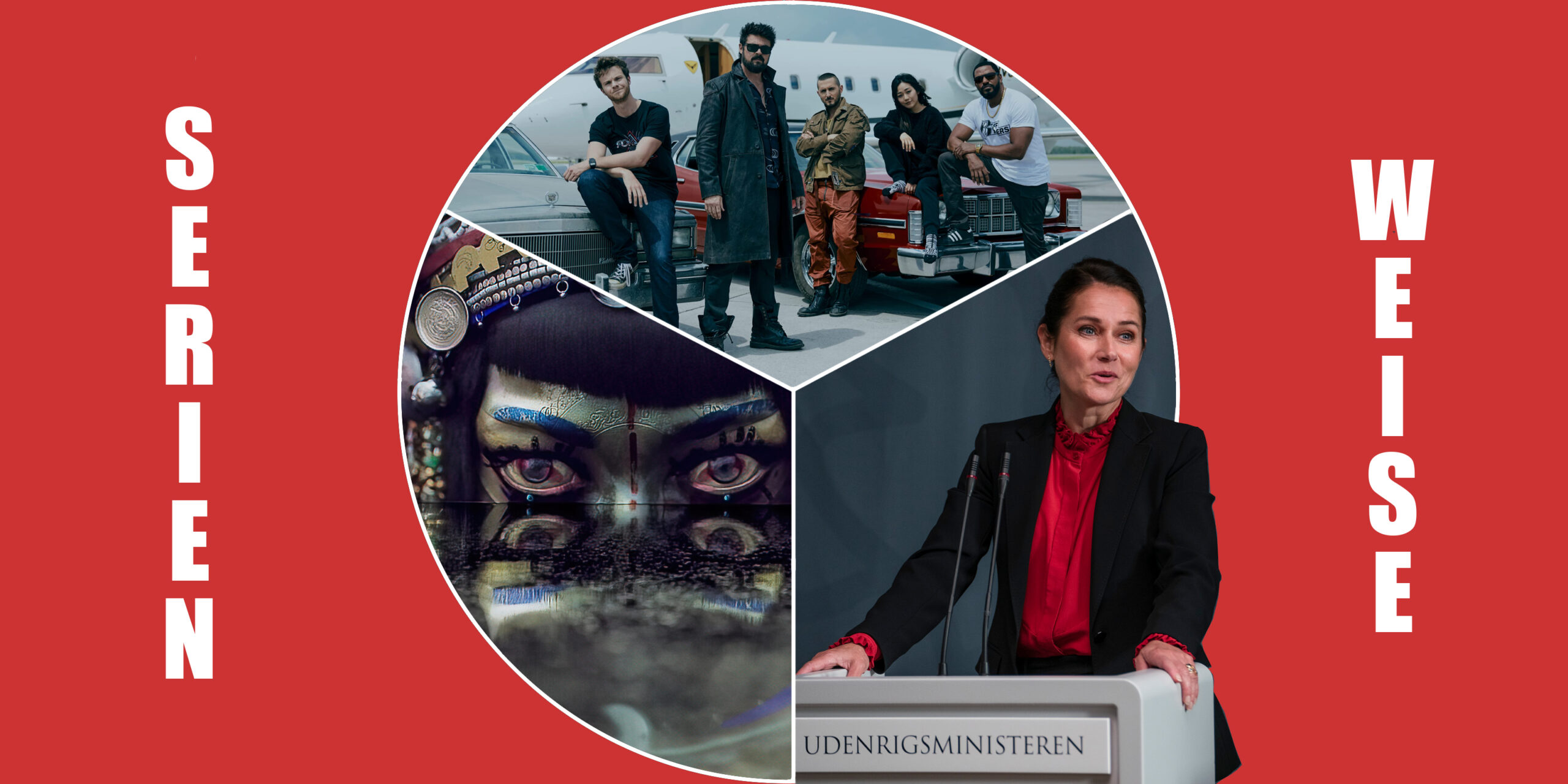 "The Boys" (c) Prime Video / "Borgen" und "Love, Death & Robots" (c) Netflix