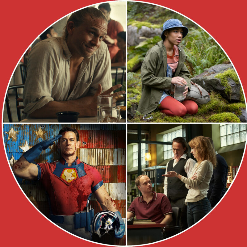 "Shantaram" (c) Apple TV+ / "The Playlist" und "Gänsehaut um Mitternacht" (c) Netflix / "Peacemaker" (c) RTL+