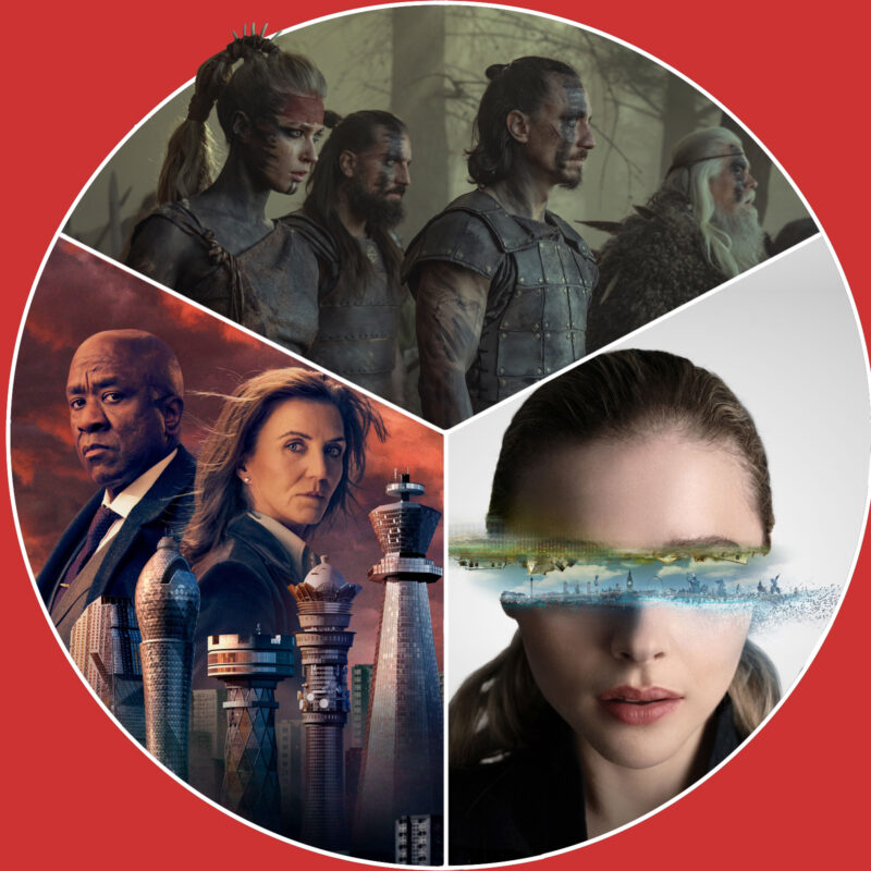"Peripherie" (c) Prime Video / "Barbaren" (c) Netflix / "Gangs of London" (c) Wow