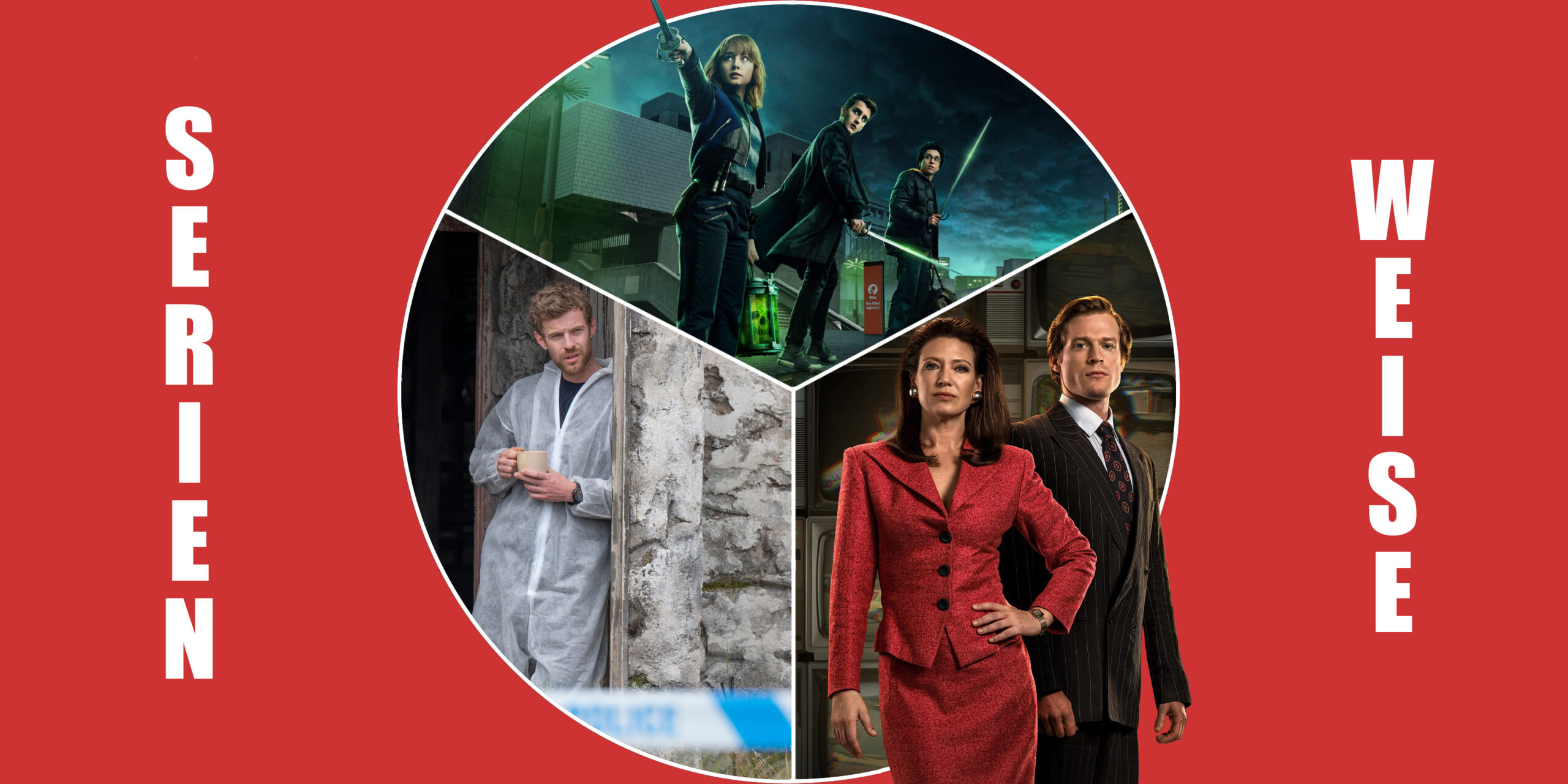 "Lockwood & Co." (c) Netflix / "Die Newsreader" (c) Arte / "Die Chemie des Todes" (c) Paramount+