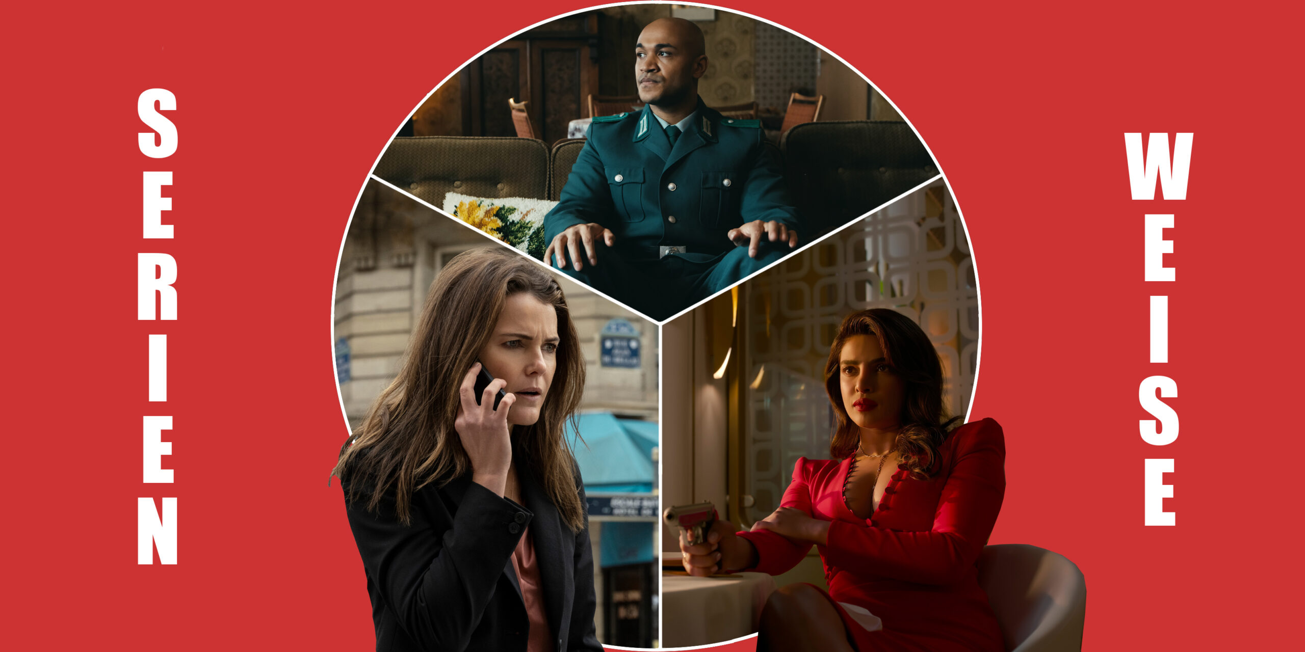 "Citadel" (c) Prime Video / "Sam - Ein Sachse" (c) Disney+ / "Diplomatische Beziehungen" (c) Netflix
