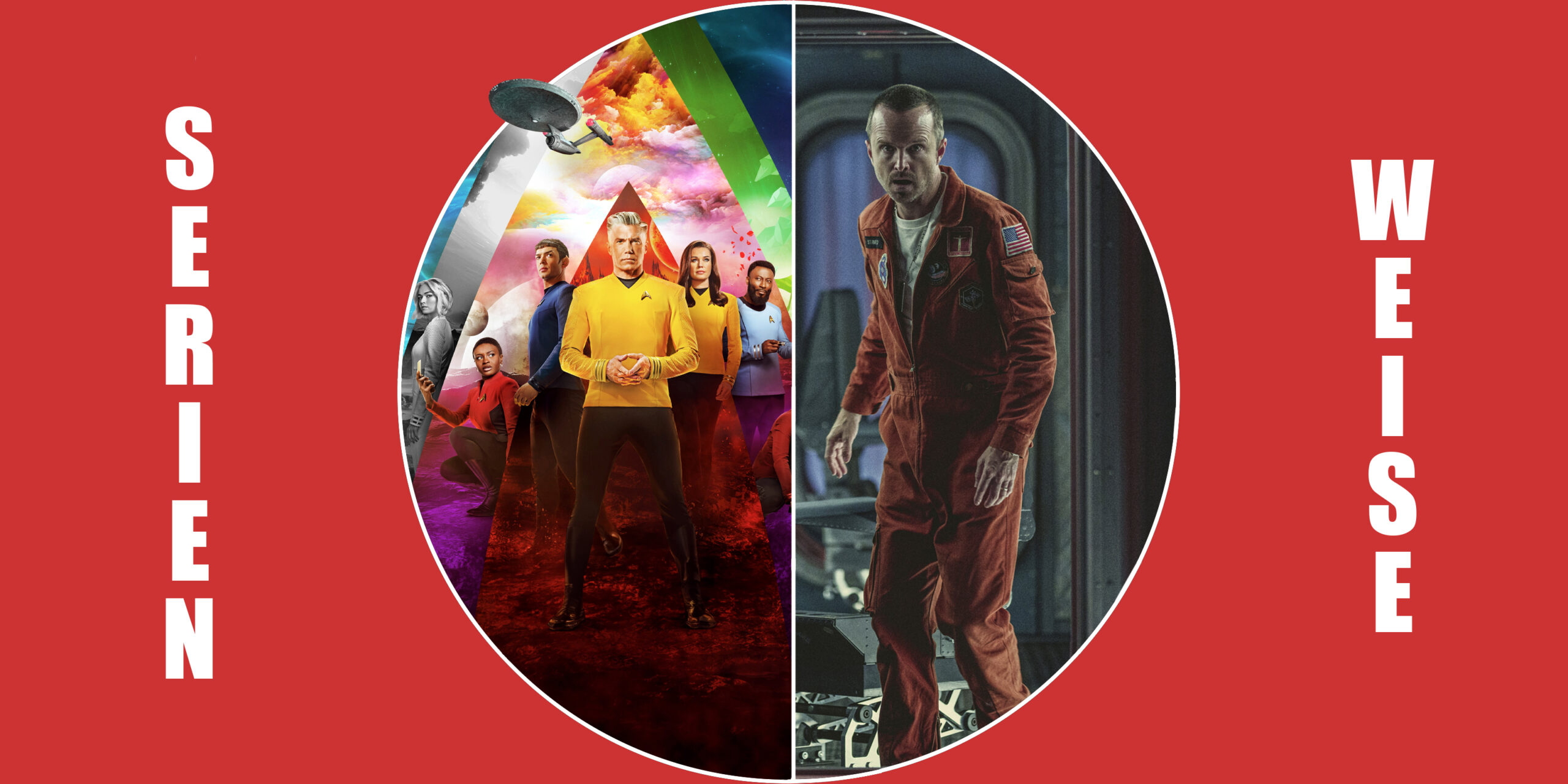 "Star Trek: Strange New Worlds" (c) Paramount+ / "Black Mirror" (c) Netflix