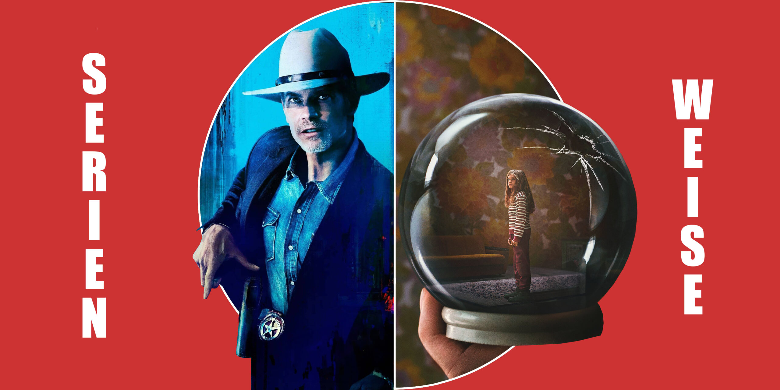 "Justified: City Primeval" (c) Disney+ / "Liebes Kind" (c) Netflix